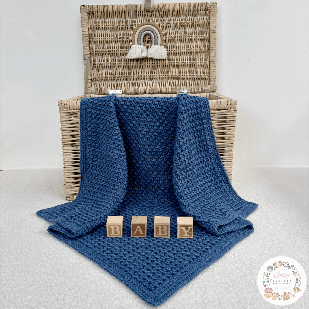 Baby Steps Blanket Crochet Pattern USA – Kerry Jayne Designs Ltd