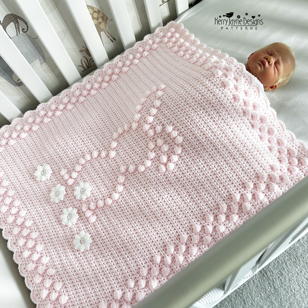 Flopsy Bunny Blanket Crochet Pattern USA – Kerry Jayne Designs Ltd