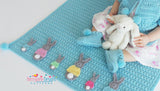 Bunny Parade Blanket crochet pattern