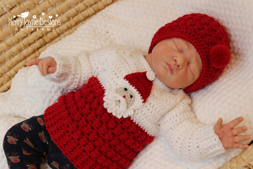 Christmas Jumper Crochet Pattern UK Kerry Jayne Designs Ltd