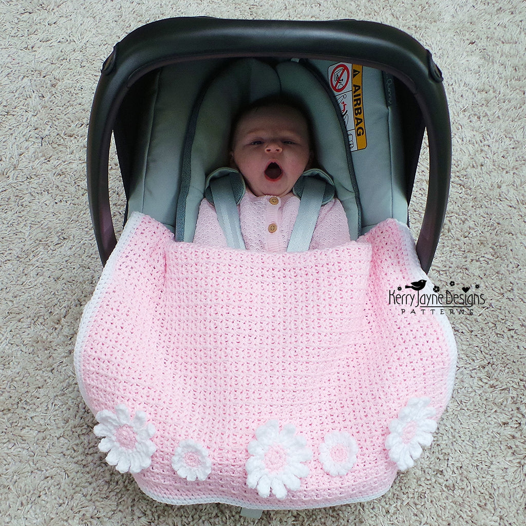 Size Chart Car Seat Blanket Size Crochet One Little Dinosaur