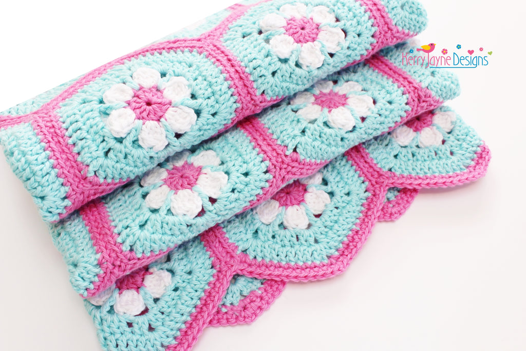 Baby Crochet Granny Hexagon Lovey Pattern Crochet Hexy Doll