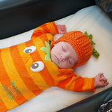 Pumpkin hat crochet pattern
