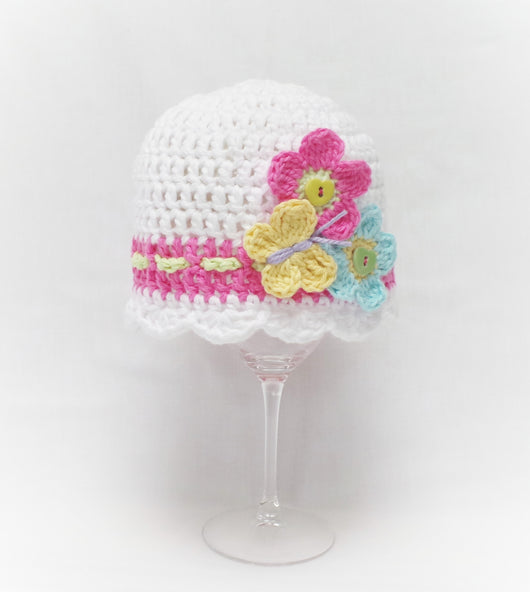 Pretty baby hat pattern