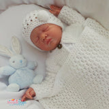 Baby blanket and hat 