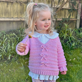 Crochet Bow Jumper 