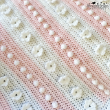 Daisy Blanket and Hat Crochet Pattern USA