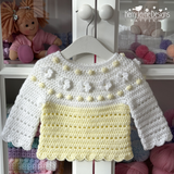 Filet stitch jumper pattern