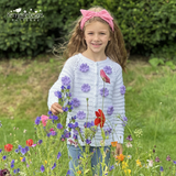 Flowers, Bunnies and Bears Cardigan Crochet Pattern USA