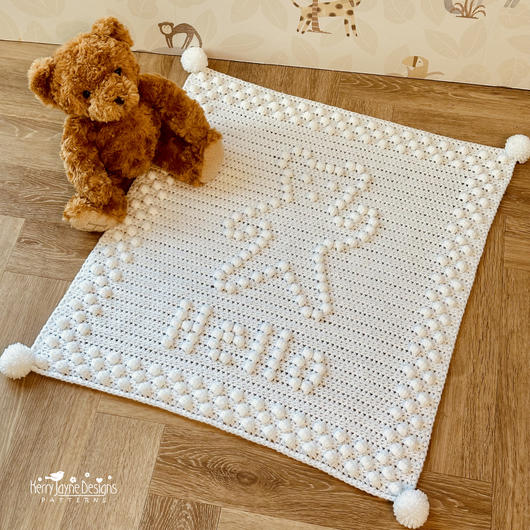 Crochet teddy bear blanket hotsell