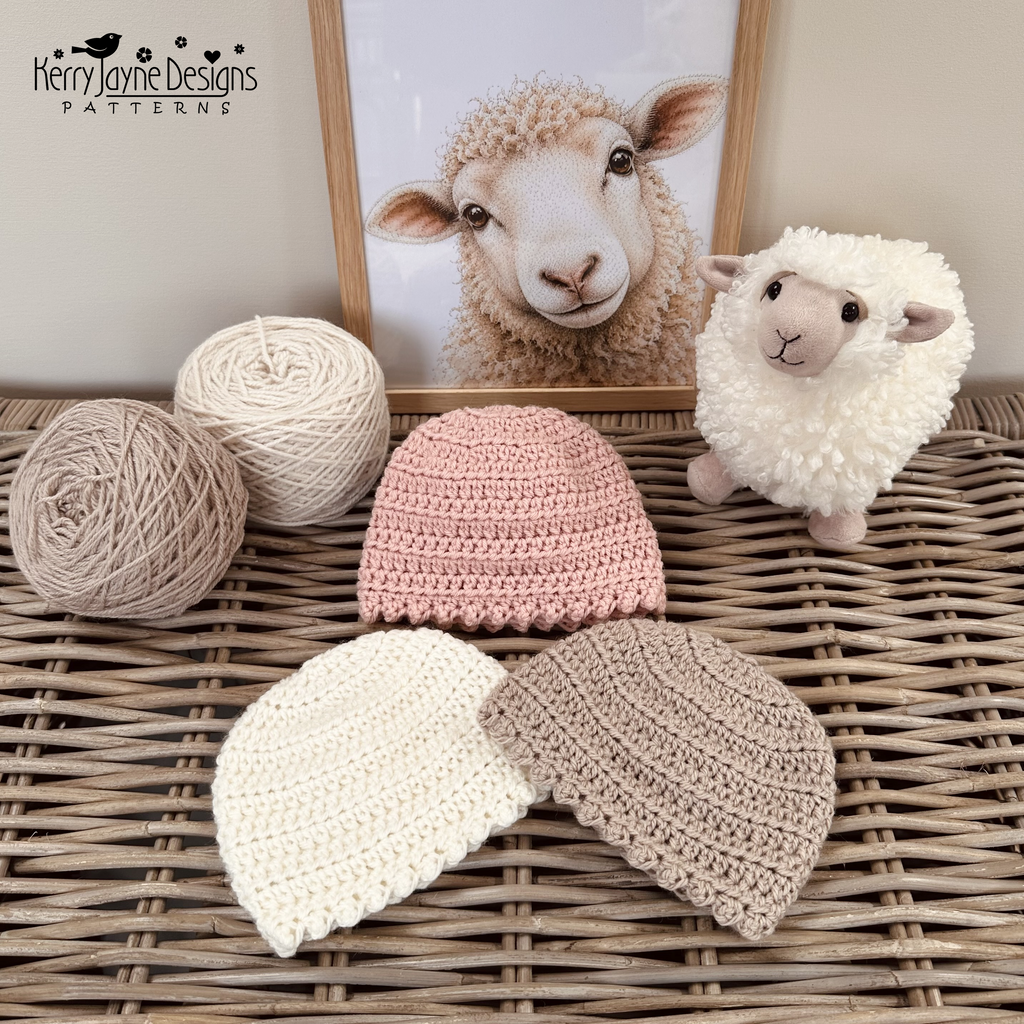 Little Companion Baby Hat Crochet Pattern – DK Newborn to Toddler – UK ...