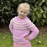 Nordic Hugs Childrens Jumper Crochet Pattern USA