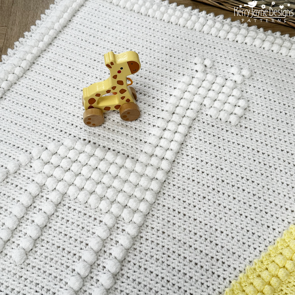 One Little Giraffe Blanket Crochet Pattern UK – Kerry Jayne Designs Ltd
