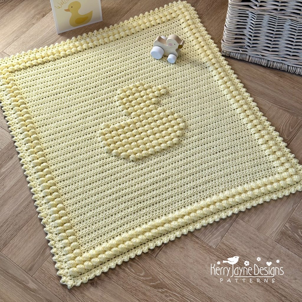 One Little Duck Blanket Crochet Pattern UK – Kerry Jayne Designs Ltd