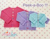 Peekaboo Cardigan crochet pattern