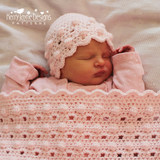 Newborn baby blanket crochet pattern
