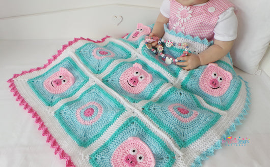 Pig Blanket crochet pattern