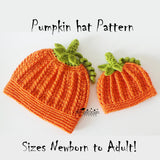 Pumpkin Hat crochet pattern 