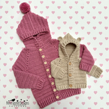 HOODED JACKET CROCHET PATTERN USA