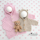 Crocheted hoodie pattern 