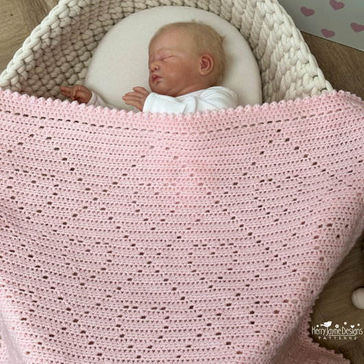 Sweetheart baby blanket crochet pattern hotsell
