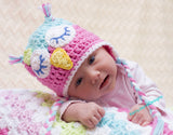 Baby Owl Hat Crochet Pattern UK