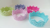 Crocheted crown patterns