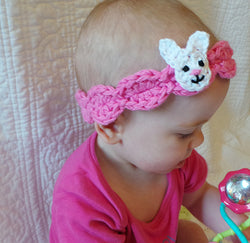 Bunny Headband Crochet Pattern UK