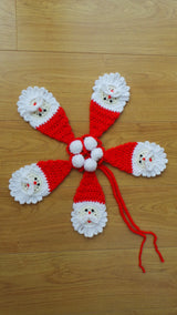 Santa Bunting Applique Pattern