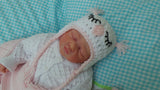 Owl Crochet Hat with Blanket pattern