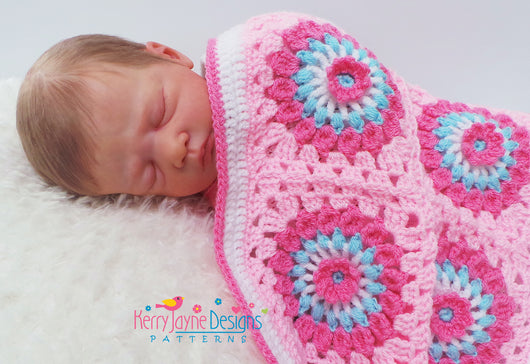 Crochet baby blanket pattern