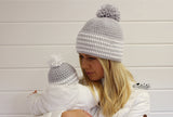 Mother and baby hat pattern