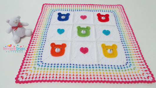 Teddy bear blanket pattern