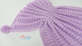 Bobble stitch crochet blanket