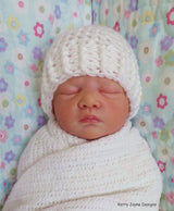Easy baby hat crochet pattern