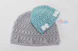 Mother and baby crochet hat pattern