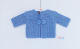Bobtail cardigan crochet pattern
