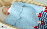 Bobbing Boats blanket pattern