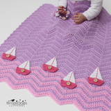 Boat blanket in pink