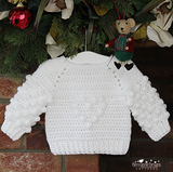 Bobble Love Jumper Crochet Pattern UK