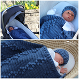 Bobble Baby Blanket Crochet Pattern