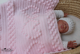 Pink baby blanket