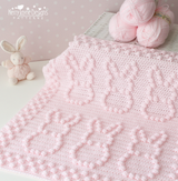 Crocheted Bunny blanket