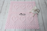 Bobbles and Hearts Blanket Crochet Pattern