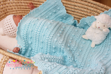 Shell stitch crochet border 