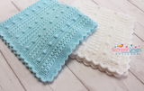 Bobbles and cluster stitch blanket