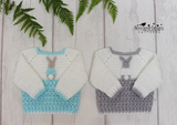 Girls sweater crochet pattern