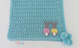 Bunny applique crochet pattern