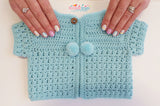 Baby jacket crochet pattern
