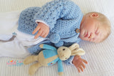 Newborn cardigan crochet pattern